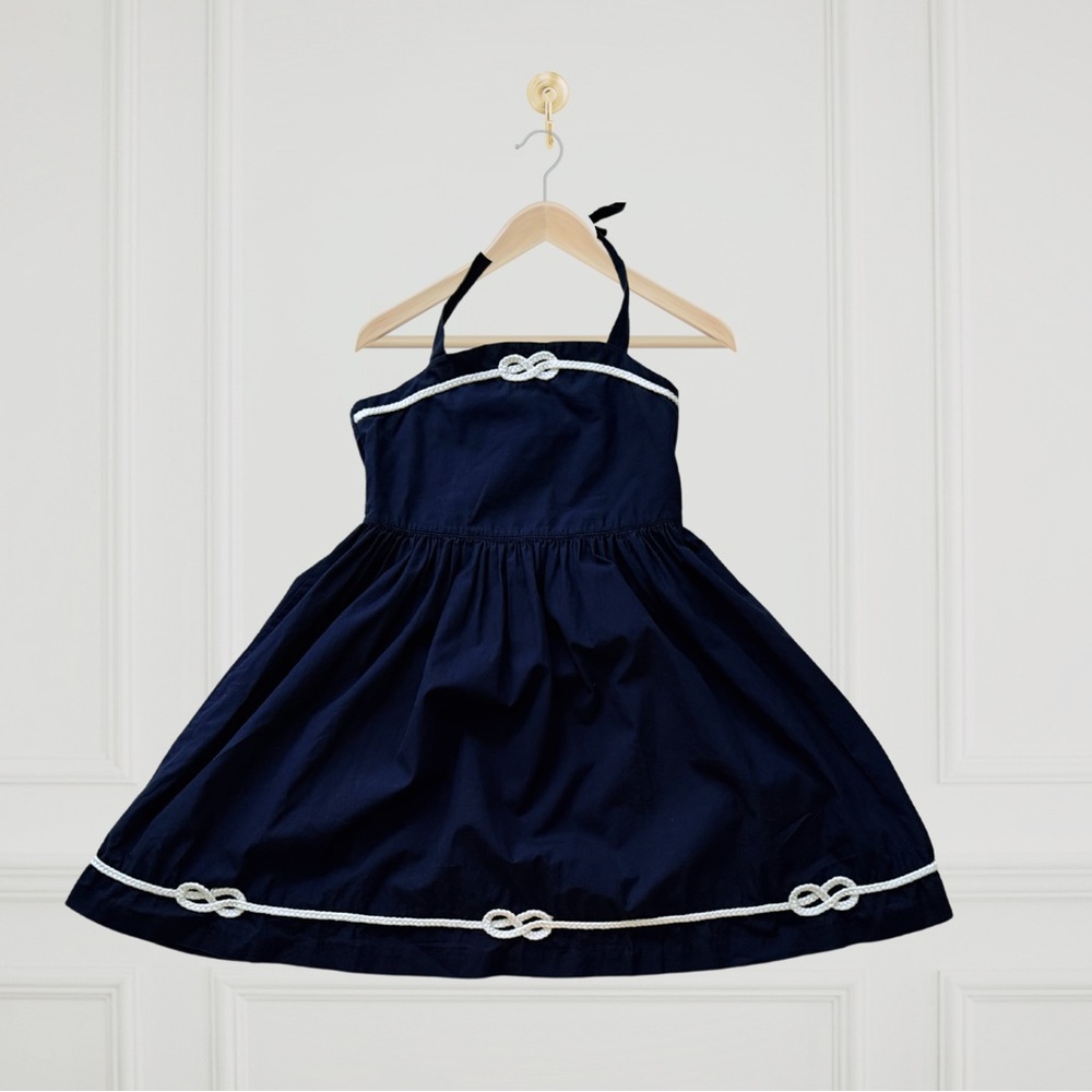 Janie and Jack Navy Nautical Sundress | EUC | Size 6